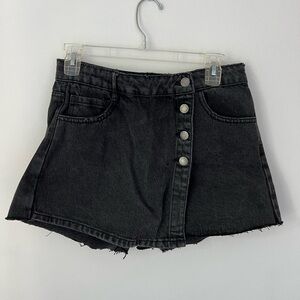 Forever 21 Black Denim Skort